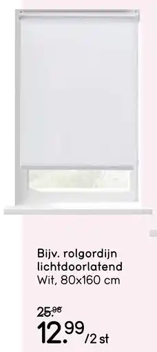 Leen Bakker Rolgordijn Lichtdoorlatend aanbieding