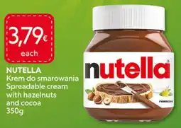 Food Plus Nutella aanbieding