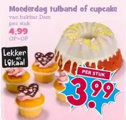 Boon`s Markt Moederdag tulband of cupcake aanbieding