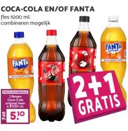 Boon`s Markt COCA-COLA EN/OF FANTA aanbieding