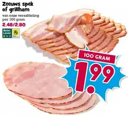 Boon`s Markt Zeeuws spek of grillham aanbieding
