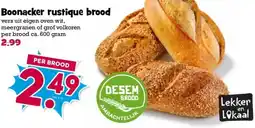 Boon`s Markt Boonacker rustique brood aanbieding