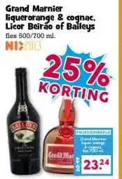 Boon`s Markt Grand Marnier liquerorange & cognac. Licor Beirão of Baileys aanbieding