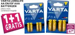Boon`s Markt VARTA LONGLIFE AA EN/OF AAA BATTERIJEN aanbieding