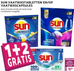 Boon`s Markt SUN VAATWASTABLETTEN EN/OF VAATWASCAPSULES aanbieding