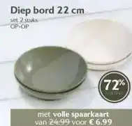 Boon`s Markt Diep bord 22 cm aanbieding