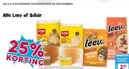 Boon`s Markt Alle Leev of Schär aanbieding