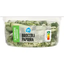 Albert Heijn AH Slaverrijker broccoli/paprika aanbieding