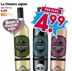 Boon`s Markt La Finestra wijnen aanbieding