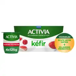 Albert Heijn Activia Kefir aardbei & framboos aanbieding