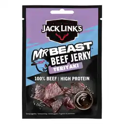 Albert Heijn Jack Link's Beef jerky teriyaki aanbieding