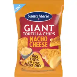 Albert Heijn Santa Maria Giant tortilla chips nacho cheese aanbieding