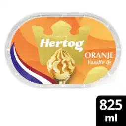 Albert Heijn Hertog oranje vanille ijs aanbieding