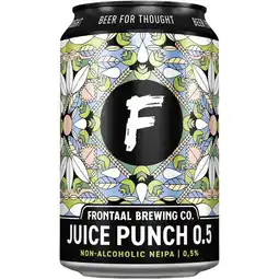 Albert Heijn Frontaal Juice Punch 0.5 non alcoholic NEIPA aanbieding