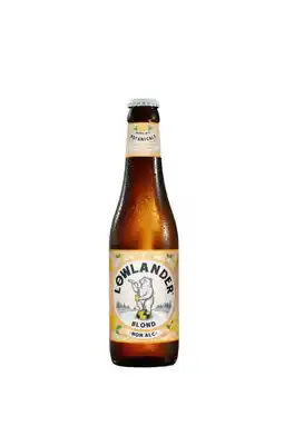 Albert Heijn Lowlander Blond non-alc aanbieding
