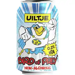 Albert Heijn Uiltje Brewing Bird of prey 0.2% IPA aanbieding