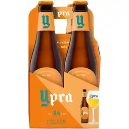 Albert Heijn Ypra Hoppy blond alcoholfree 4-pack aanbieding