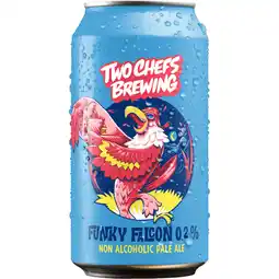 Albert Heijn Two Chefs Brewing Funky falcon 0.2% non alcoholic pale ale aanbieding