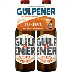 Albert Heijn Gulpener IPA 0,3% 4-pack aanbieding