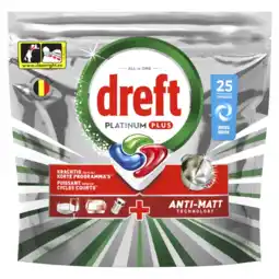 Albert Heijn Dreft Platinum plus vaatwastabletten original aanbieding
