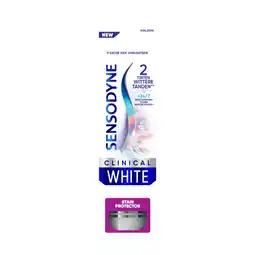Albert Heijn Sensodyne Clinical white stain protector aanbieding