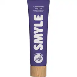 Albert Heijn Smyle Tandpasta superwhite & fresh aanbieding