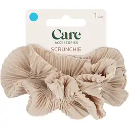 Albert Heijn Care Scrunchie nude ribbel aanbieding