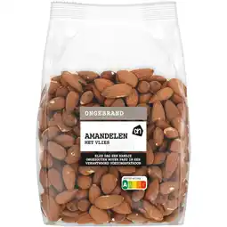 Albert Heijn AH Amandelen met vlies ongebrand aanbieding