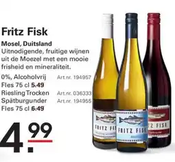 Sligro Fritz Fisk aanbieding