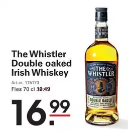 Sligro The Whistler Double oaked Irish Whiskey aanbieding