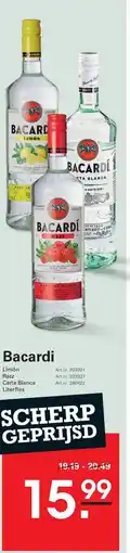 Sligro Bacardi aanbieding