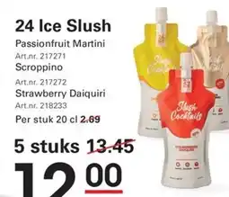 Sligro 24 Ice Slush aanbieding