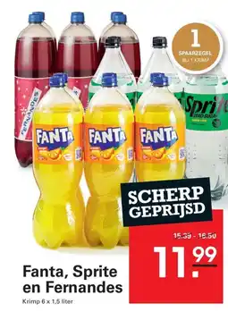 Sligro Fanta, Sprite en Fernandes aanbieding