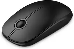 Bol.com Sounix Draadloze Muis - 2.4G - Laptop en Computer - DPI 1600 - Stil - Blauw aanbieding