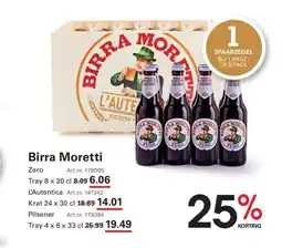Sligro Birra Moretti aanbieding