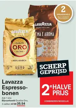 Sligro Lavazza Espresso- bonen aanbieding