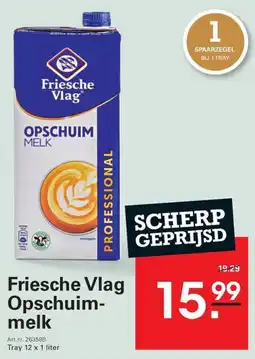 Sligro Friesche Vlag Opschuim- melk aanbieding