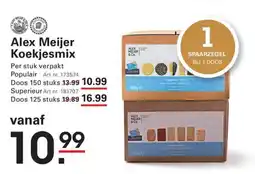 Sligro Alex Meijer Koekjesmix aanbieding