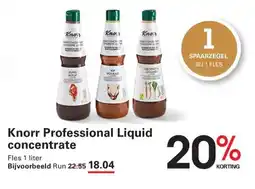 Sligro Knorr Professional Liquid concentrate aanbieding