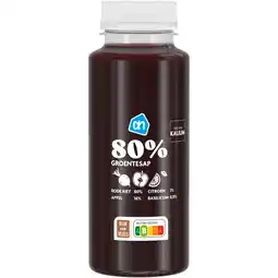 Albert Heijn AH 80% Groentesap rode biet appel aanbieding