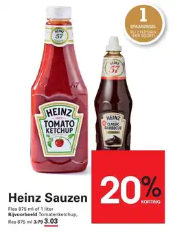 Sligro Heinz Sauzen aanbieding