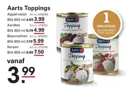Sligro Aarts Toppings aanbieding