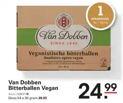 Sligro Van Dobben Bitterballen Vegan aanbieding