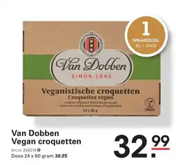 Sligro Van Dobben Vegan croquetten aanbieding