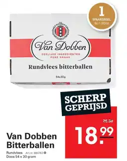 Sligro Van Dobben Bitterballen aanbieding