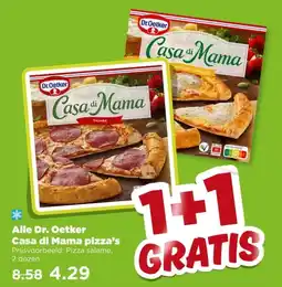PLUS Alle Dr. Oetker Casa di Mama pizza's aanbieding