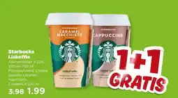 PLUS Starbucks IJskoffie aanbieding