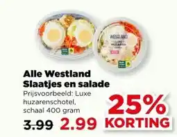 PLUS Alle Westland Slaatjes en salade aanbieding