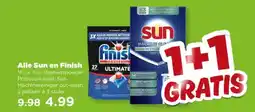 PLUS Alle Sun en Finish aanbieding