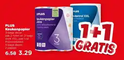 PLUS PLUS Keukenpapier aanbieding